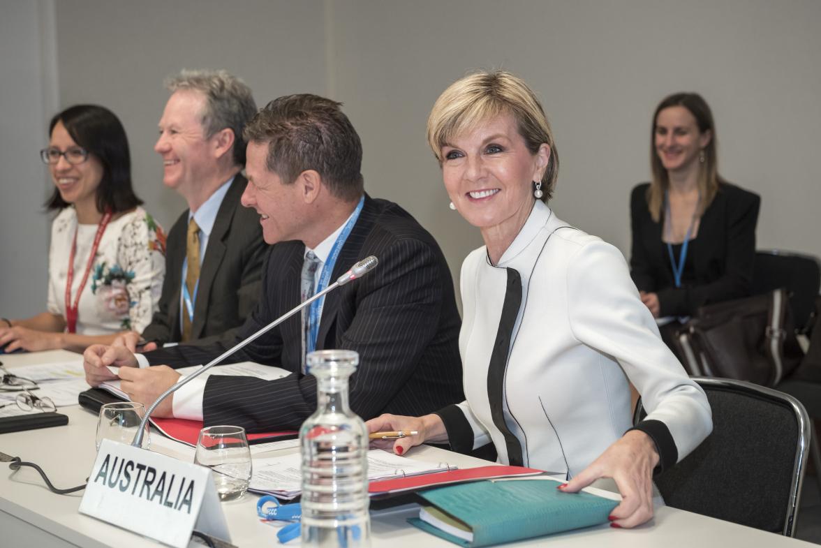 Minister Bishop chairs the Umbrella Group ministerial meeting on Monday 7 December, 2015