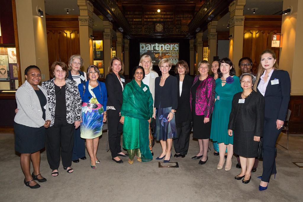 Foreign Minister with Heads of Mission from Solomon Islands, Colombia, Cyprus, Guatemala, Norway, Pakistan, Estonia, Bulgaria, Netherlands, Fiji, Romania, Ghana, Philippines and Jordan.