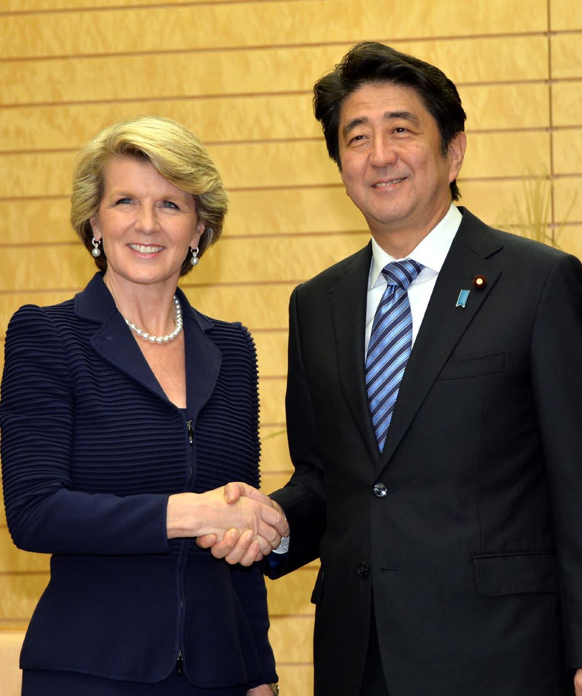 Meeting with Japanese Prime Minister Shinzo Abe. 15 October 2013