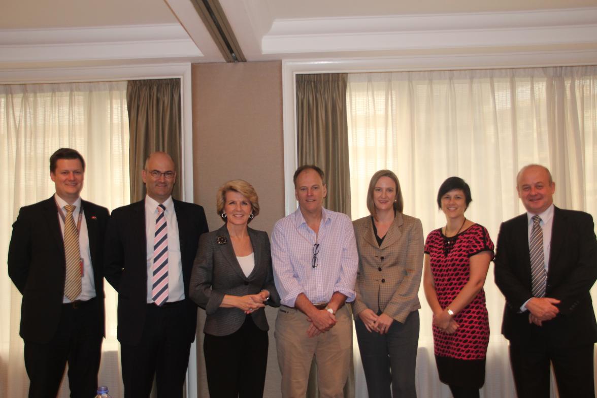 Meeting with the Australian Chamber of Commerce Hong Kong and Macau (AustCham) Board Members 19 October 2013.