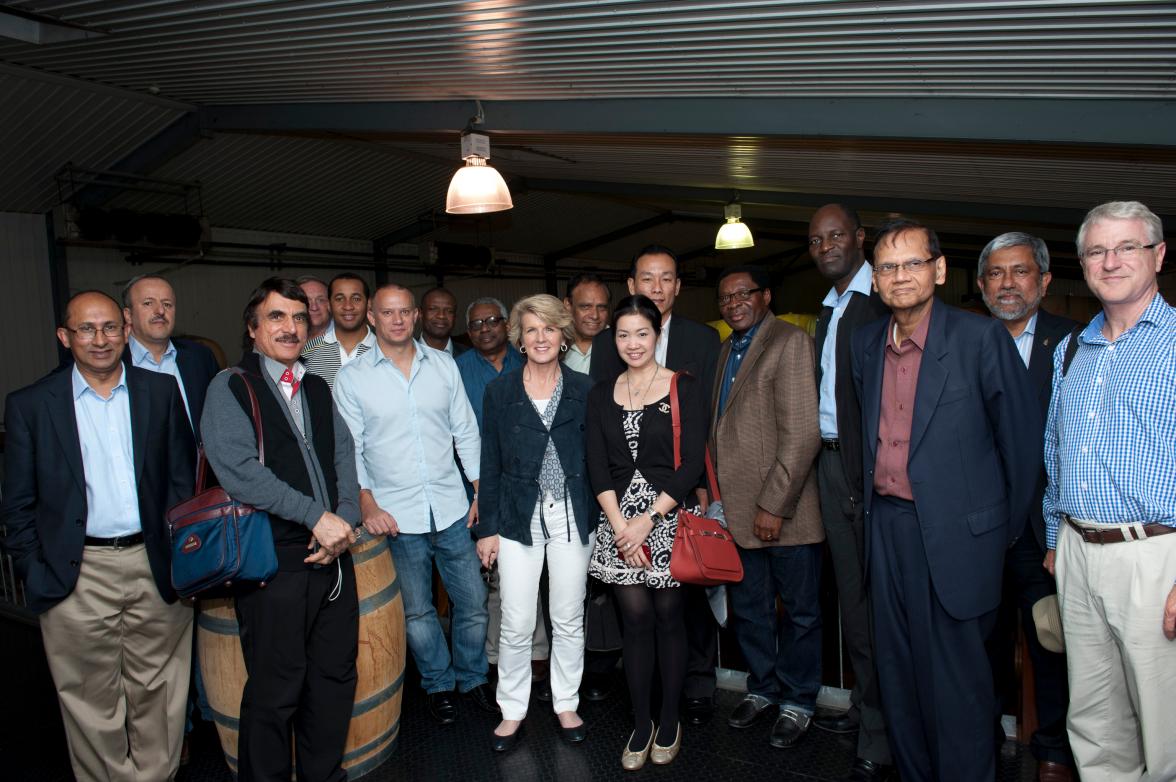 IORA Ministers and officials take part in a tour of Sandalford Winery in Western Australia’s Swan Valley wine region.

1 November 2013