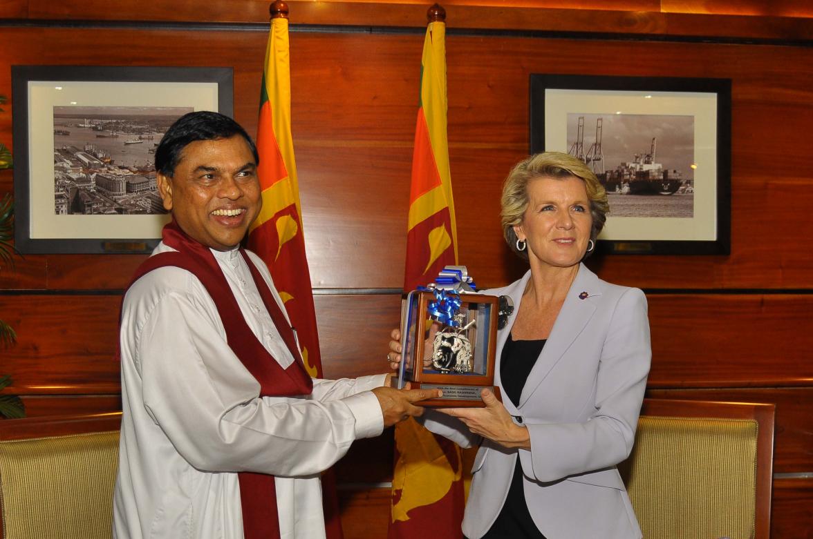 Bilateral meeting with Hon Basil Rajapaksa, Minister of Economic Development, Sri Lanka