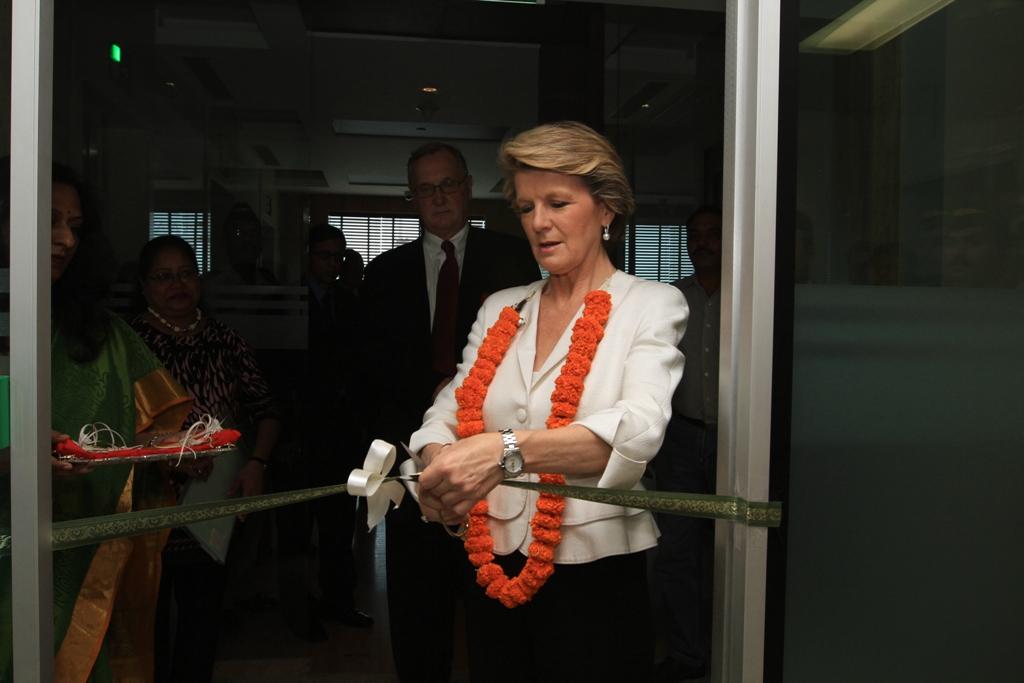 Foreign Minister Julie Bishop opening the Consulate General, Mumbai. 16 November 2013