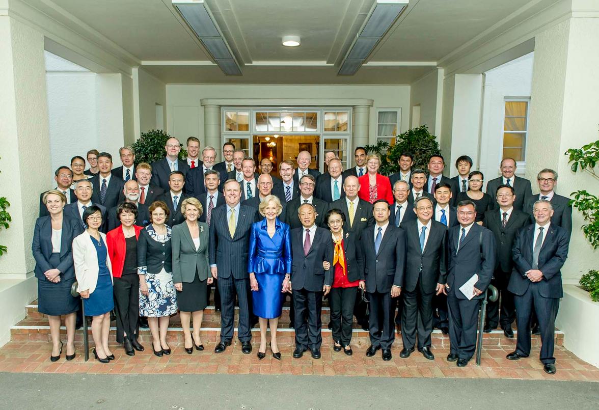 The third Australia-China Forum welcome reception and dinner hosted by the Governor General, the Hon, Quentin Bryce AC CVO at Government House 28 November 2013.

 Photo: Howard Moffat/AUSPIC.