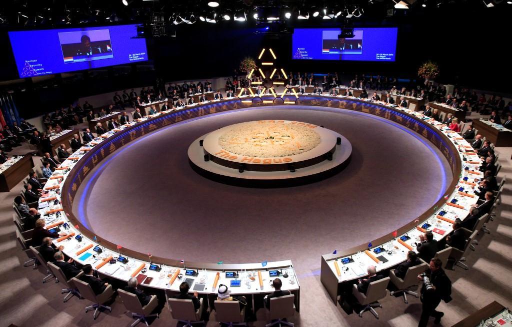 Plenary Room, Nuclear Security Summit. The Hague, 24 March 2014