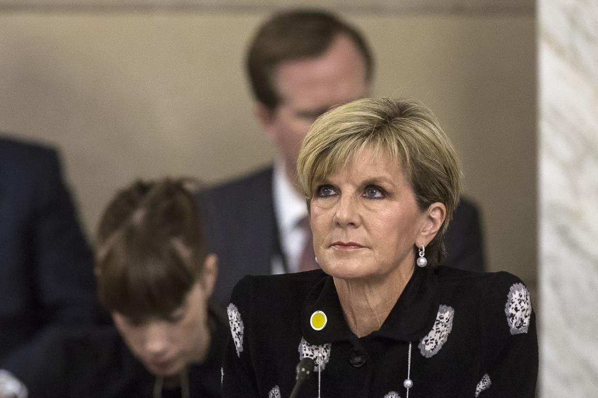 Minister for Foreign Affairs, the Hon. Julie Bishop MP, at the Ministerial Meeting of the Small Group of the Global Coalition to Counter Daesh at the Italian Ministry of Foreign Affairs, Rome, 2 February 2016.