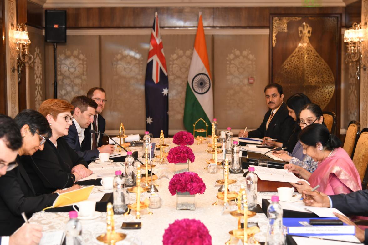 Minister Payne India visit 7-9 January 2019