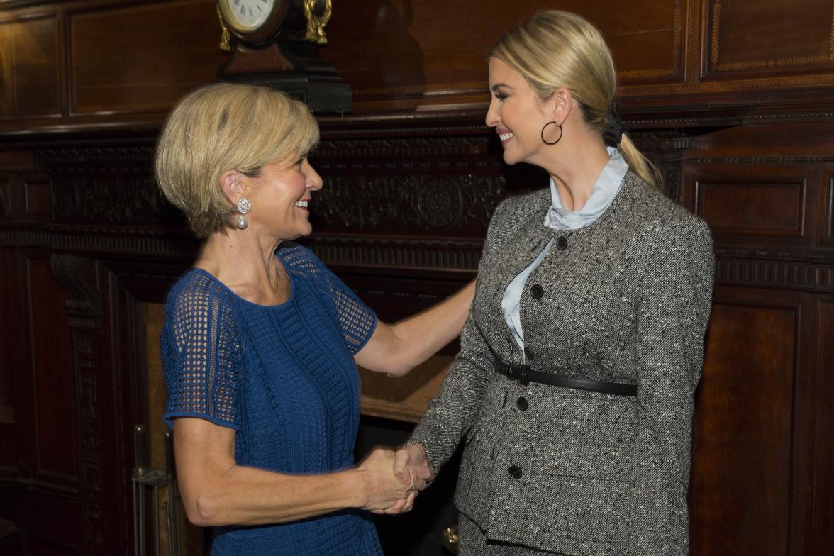 Foreign Minister Ivanka Trump meets with Ivanka Trump, Senior Adviser to the President of the United States, in New York on 20 September 2017. 