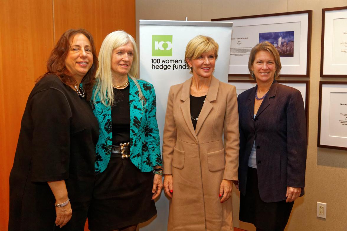 Foreign Minister Julie Bishop attends a 