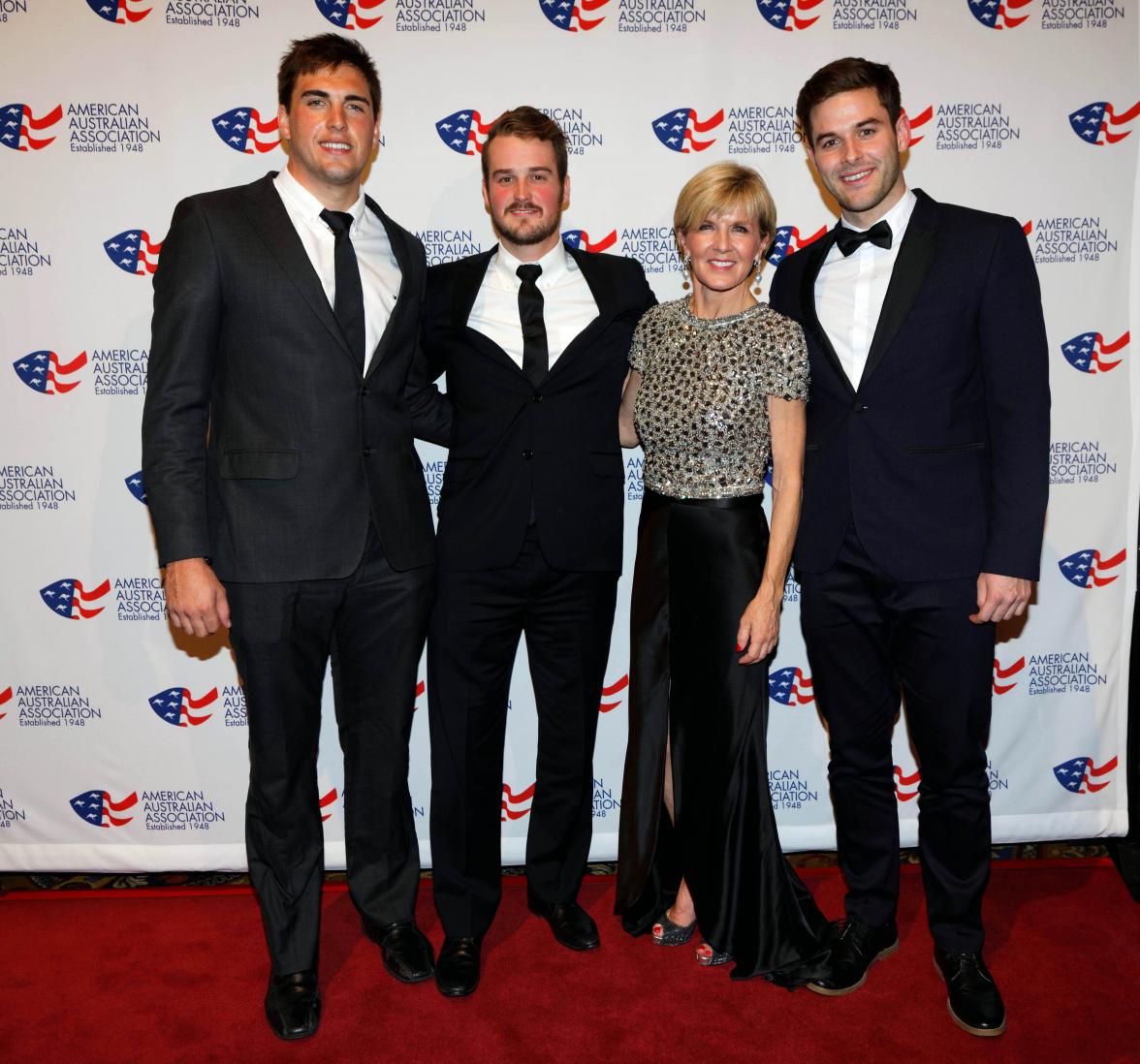 Foreign Minister Julie Bishop attends the G'Day USA/ America-Australian Association gala in New York City, January 22, 2016. Photo by Trevor Collens/DFAT