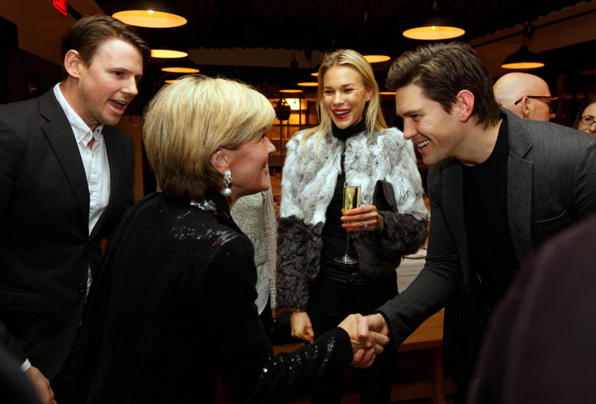 Foreign Minister Julie Bishop attends a BYOA (Bring Your Own American) dinner in New York City, January 24, 2016. Photo by Trevor Collens/DFAT