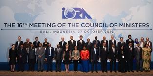 Official heads of delegations photo at the IORA Conference, Bali.