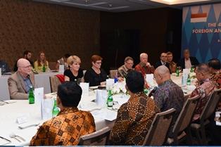 Foreign Minister Julie Bishop and Defence Minister Marise Payne at the Australia-Indonesia Foreign and Defence Ministers’ 2+2 Meeting.