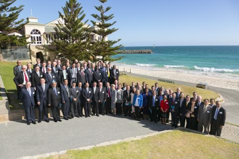 Heads of Mission at Cottesloe Beach, Western Australia.