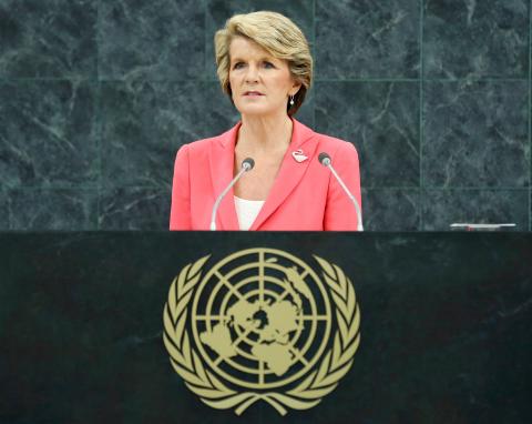 Foreign Minister Julie Bishop Addresses the UN General Assembly general debate. 27 September 2013