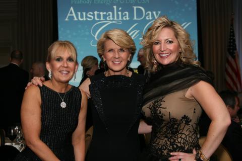 Minister Bishop and guests at the G'Day USA gala in Chicago on 25 January 2014.