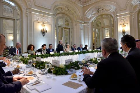 Words by Argentine Foreign Affairs Minister Jorge Faurie during the Opening dinner of the G20 Meeting of Foreign Affairs Ministers in Buenos Aires, Argentina.