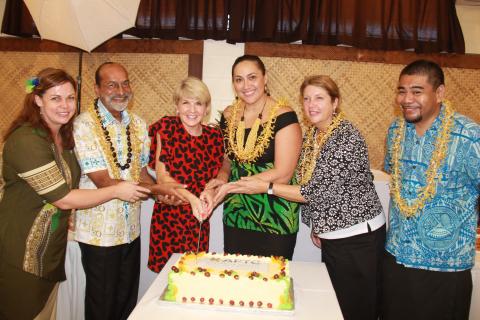 Foreign Minister Julie Bishop introduced the new appointee for APTC Country Director for Samoa