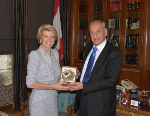 Foreign Minister meets with Speaker Nabih Berri