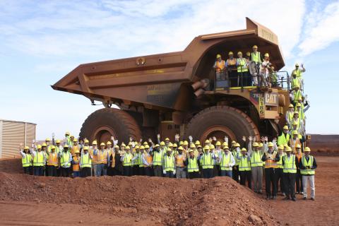 Heads of Mission at Mt Whaleback mine, Newman