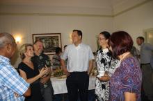 Members of the Fiji Australia Business Council (FABC) with Minister Bishop and Australian Head of Mission Glenn Miles (third from left) at an afternoon tea hosted at the High Commissioner’s Residence in Suva on Saturday 15 February. Photo: DFAT