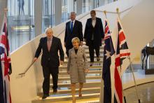 Australian Minister for Foreign Affairs Julie Bishop visits WWF in Washington on September 16, 2016. Photo by Yuri Gripas
