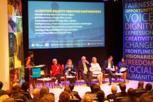 Australian Minister for Foreign Affairs Julie Bishop during the High-Level Dialogue on the Global Alliance to Eradicate Forced Labour, Modern Slavery, Human Trafficking and Child Labour in New York, Wednesday September 21, 2016. photo by Trevor Collens/D