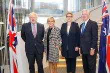 Australian Minister for Foreign Affairs Julie Bishop visits WWF in Washington on September 16, 2016. Photo by Yuri Gripas