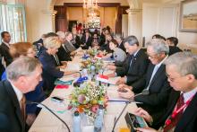 Commencement of the ninth Singapore-Australia Joint Ministerial Committee meeting at Kirribilli House, Sydney, 18 March 2016.