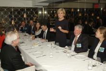 Foreign Minister Julie Bishop attends a roundtable luncheon on Smart Cities hosted by Lendlease in New York on 18 September, 2017.