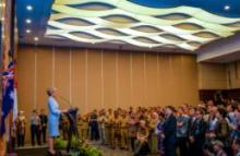 22 March 2016, Makassar, Indonesia: Foreign Minister Julie Bishop during the opening of the Australian Consulate-General in Makassar, Indonesia.