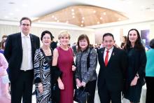 Foreign Minister Julie Bishop with Australian High Commissioner to Malaysia, HE Rod Smith, Puan Seri Christine Khir Johari, Malaysian Deputy Minister of Higher Education, Datuk Mary Yap Kain Ching, Member of Parliament for Kuala Selangor, YB Dato Sri Dr I